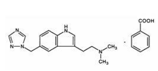 MAXALT (rizatriptan benzoate) Structural Formula Illustration