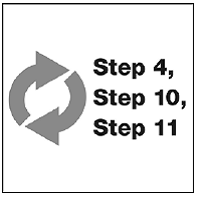 Step 4, Step 10, Step 11 - Illustration