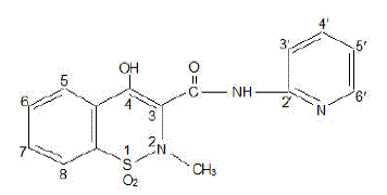 FELDENE (piroxicam) Structural Formula Illustration