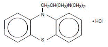 PHENERGAN™ (promethazine hydrochloride) Structural Formula Illustration