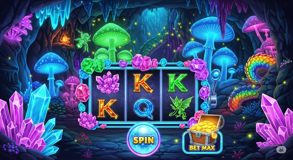 Slot bertema dunia bawah tanah yang berwarna